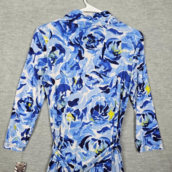 Dana Buchman Women's Stretch Shimmer Wrapped Dress Size XS NEW - Picture 11 of 12